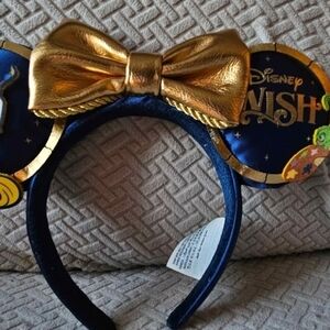 Disney Wish Gold Bow Ears Headband